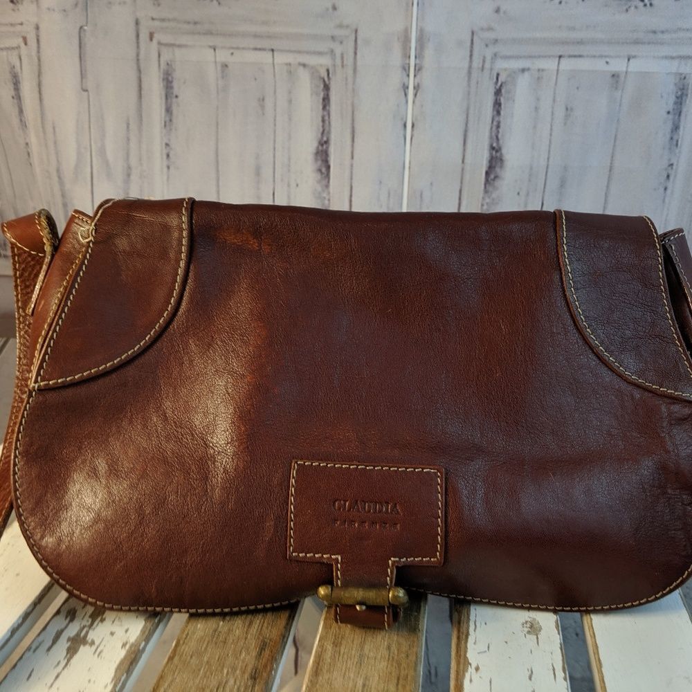 VTG vintage Claudia firenze tote purse‎ handbag bag